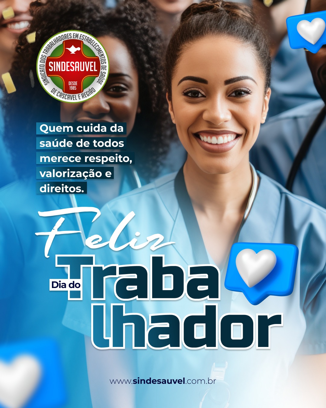 Feliz Dia do Trabalhador! 💙